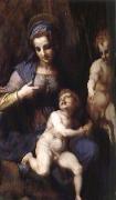 Andrea del Sarto Our Lady of St. John and the small sub painting